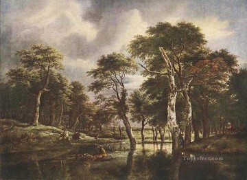  Isaakszoon Oil Painting - The Hunt Jacob Isaakszoon van Ruisdael